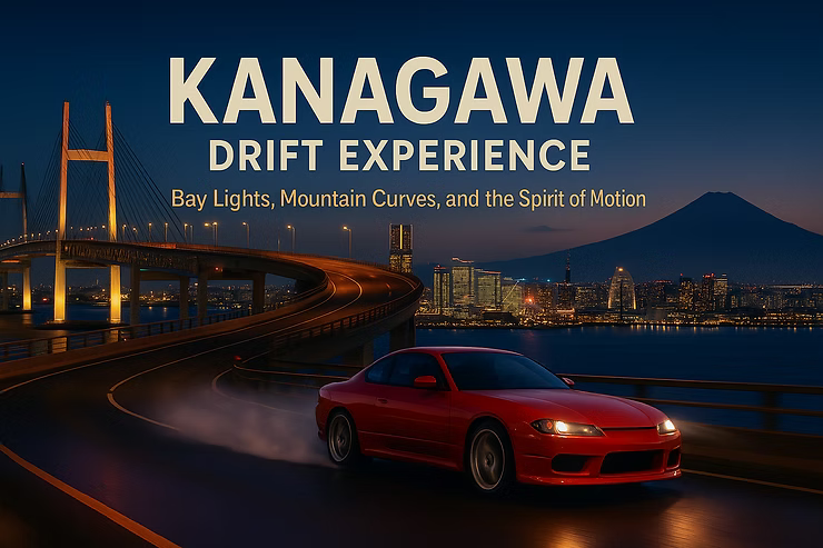 Kanagawa Drift Experience｜Baylight highways, Daikoku nights, Hakone switchbacks, and the sea-edge roads that define Japan’s car capital.