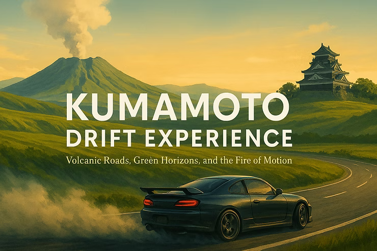 Kumamoto Drift Experience｜Volcanic Roads, Green Plains, and the Pulse of Earth