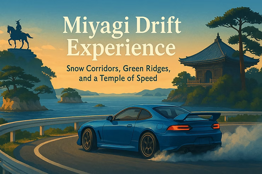 Miyagi Drift Experience｜Snow Corridors, Green Ridges, and a Temple of Speed