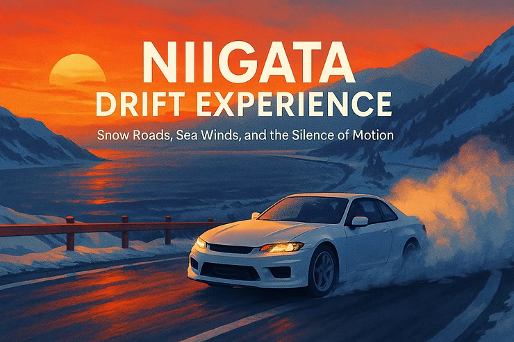 Niigata Drift Experience｜Snow Roads and the Sea Horizon of Maze Circuit