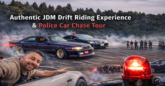 Authentic JDM Drift Riding Experience near Tokyo, Japan
