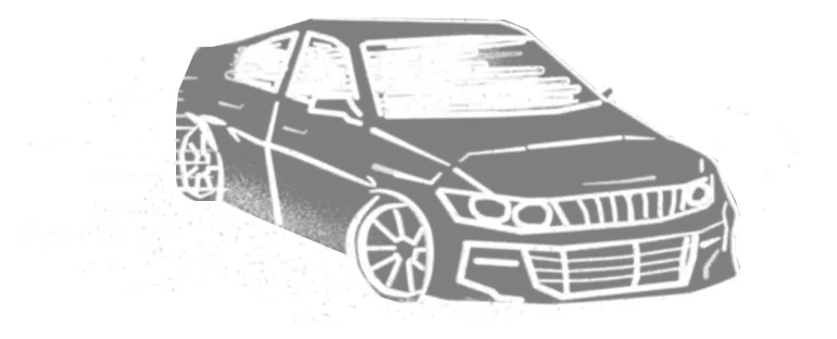 ドリフトカーのイラスト